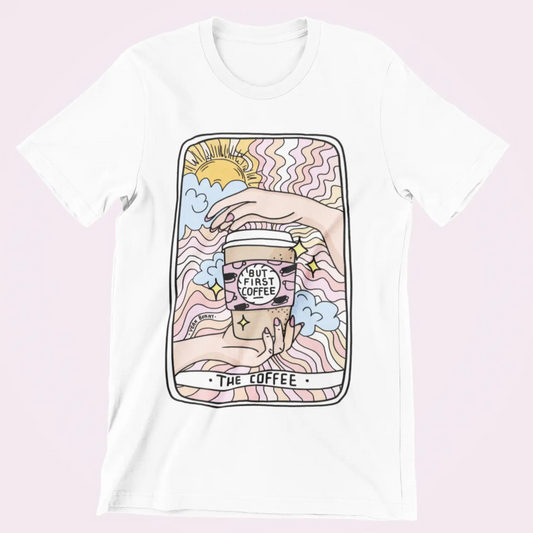 The Coffee Tarot Tee-0
